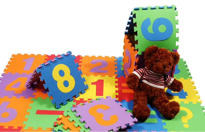 Cross Border for Week Eight Environmentally Friendly with Numbers Computing Foam Floor Pad Children Baby Shatter-resistant Joint