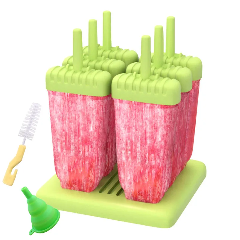 

Popsicle Molds Maker Ice Cream Mold Reusable Ice Molds Trays for Homemade Drip-Guard Handle Easy Release Ice Cube Tray Molds
