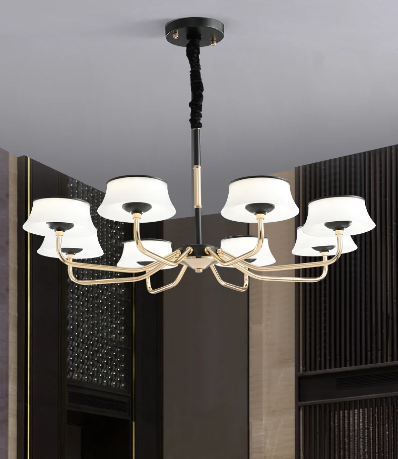 Современный модный дизайнерский Золотой Светодиодный Потолочный подвесной светильник в стиле арт-деко для кухни, гостиной, спальни