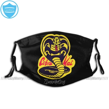 

Snake Mouth Face Mask Cobra Kai Womens Workout Snake Top Facial Mask Kawai Funny with 2 Filters for Adult
