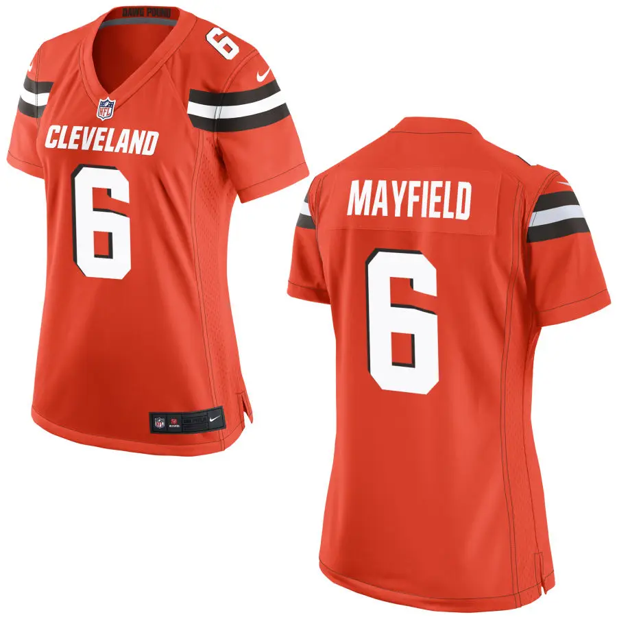 Women Кливленд стилизованная Высококачественная Мужская майка Myles Garrett Browns - Цвет: Women