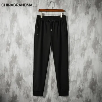 

2020 Season Men Plus Fat Plus Size Knitting Sports Pants Male Fat Man Leisure Trousers