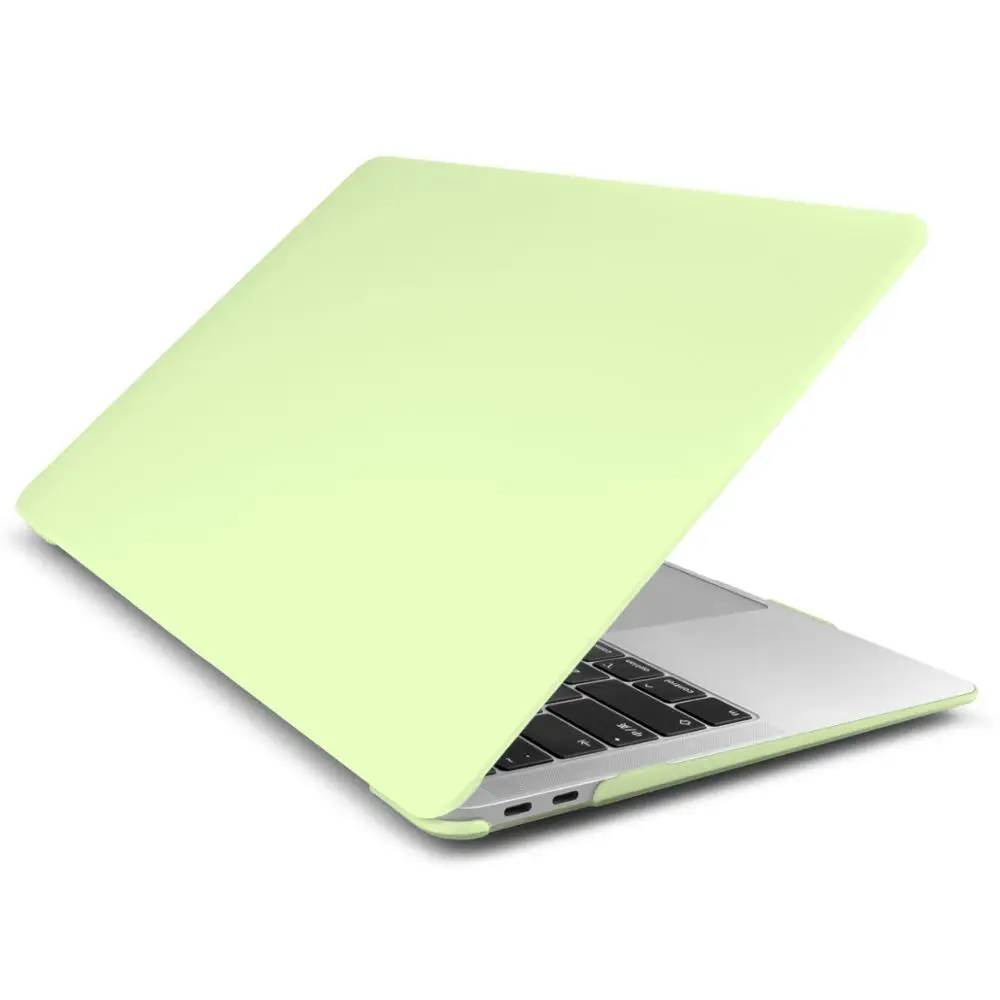 Матовый чехол для ноутбука Macbook Air 13 Pro retina 1" 15" сенсорная панель с клавиатурой CoverSkin A2159 A1989 A1932 модель - Цвет: Cream yellow