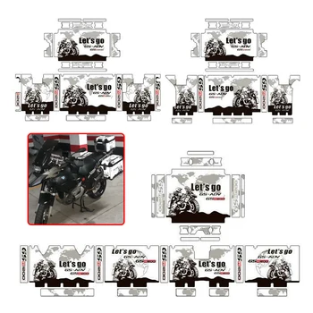 

1 SET R1200GS ADV Adventure Decorative Stickers Decals Protective Cover Suitable for BMW R1200GS ADV Original Aluminum BOX