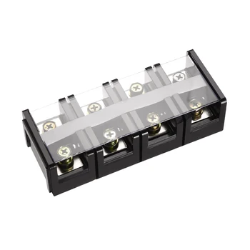 

uxcell Barrier Terminal Block 600V 60A Dual Rows Screw Terminals 600V 100A 4P
