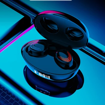 

TWS Wireless Bluetooth Headphones Touch Earphones 9D HiFi Stereo Headset Sports Waterproof Earbuds with LED Display