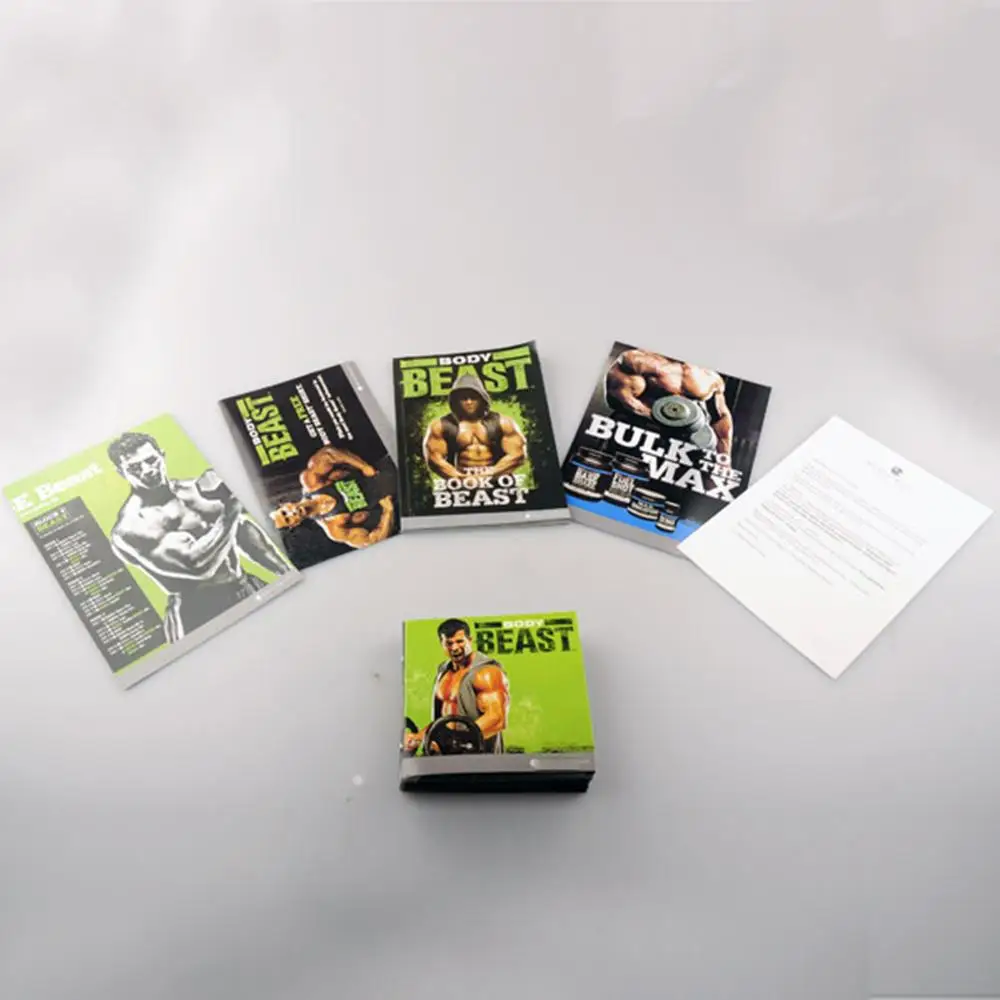Тело чудовище для пляжного тела DVD тренировки w/Lucky 8DVD и книга зверя