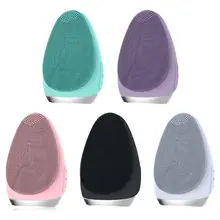 Электрическая щетка для чистки лица, ультразвуковая, 7 режимов, Глубокая Чистка Пор, уход за кожей, моющий аппарат для чистки лица#11