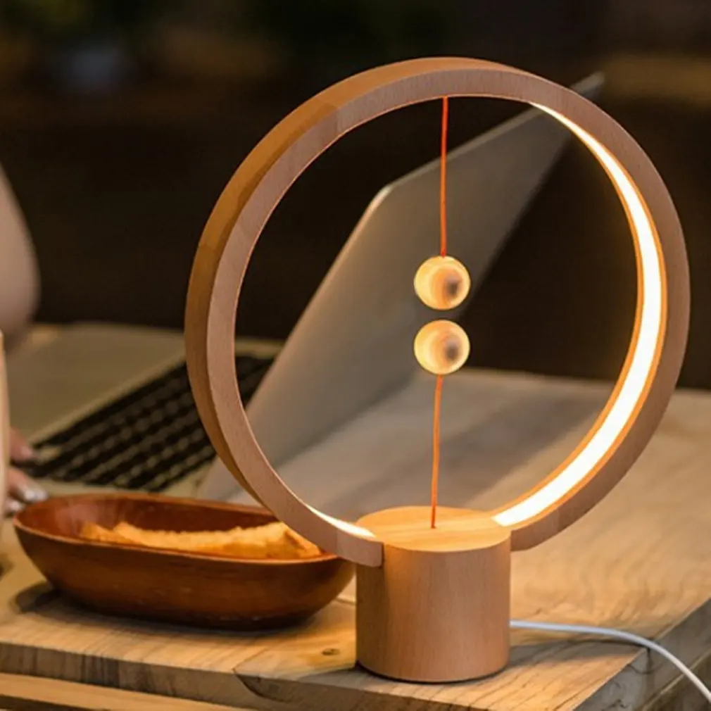 

Creative Magnetic Balance Lamp Gift Night Light Table Lamp Intelligent Balance Magnetic Lamp Durable
