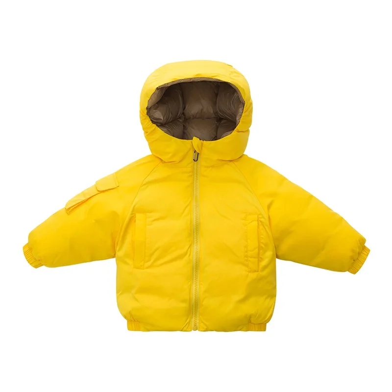 

Winter Parkas Kids Jackets For Girls Boys Warm Thick Velvet Children's Coat Baby Outerwear Infant Overcoat Unisex Outerwear New