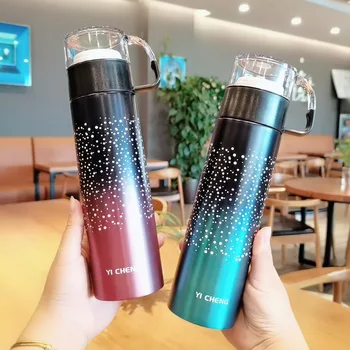 

2020 New Starry Sky Thermos Bottle 304 Stainless Steel Thermos Cup Sport Vacuum Flask Water Bottle Thermos Mug