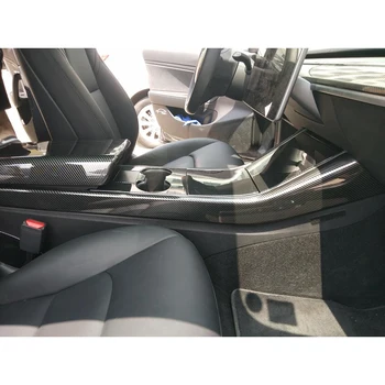 

Frame Water Cup Trim Interior Plastic 4pcs Carbon Fiber Black Replacement