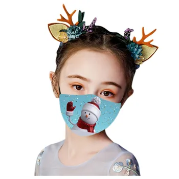 

Children Cartoon Printed Cloth Face Mask Washable Mouth Mask Reusable Mouth Cover Face Shield Windproof Breathable mondmaskers
