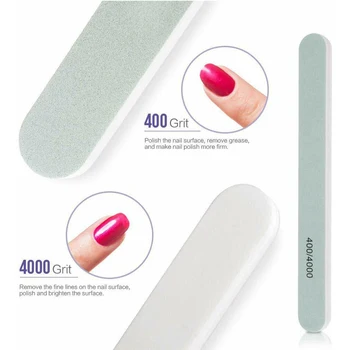 

Sanding Scraper Manicure Nail Polish Remover Tool Kit Finger Toenail Home DIY Professional Assortment Wraps Wipe Pads Practical