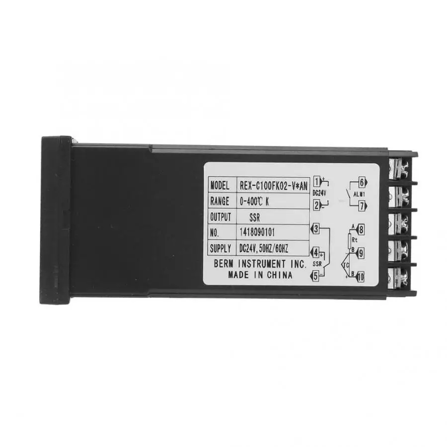 DC24V регулятор температуры REX-C100FK02-V* ssr-контроль температура на выходе управление Лер термостат 0-400 Цельсия