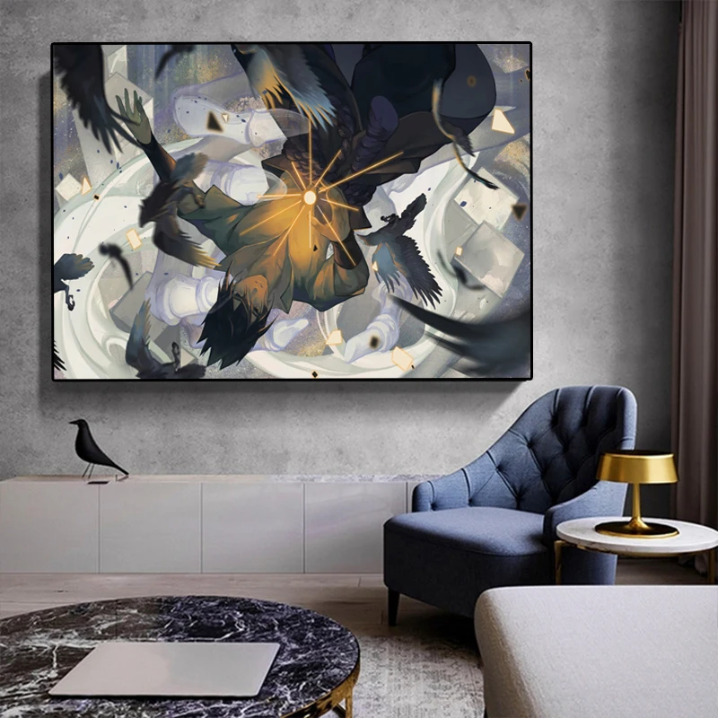 Waliicorners Anime Wall Art Picture Naruto Home Decoration Sasuke Poster 8 Hbee2b0cd0a7f4c67bcf8f90931e5acbct