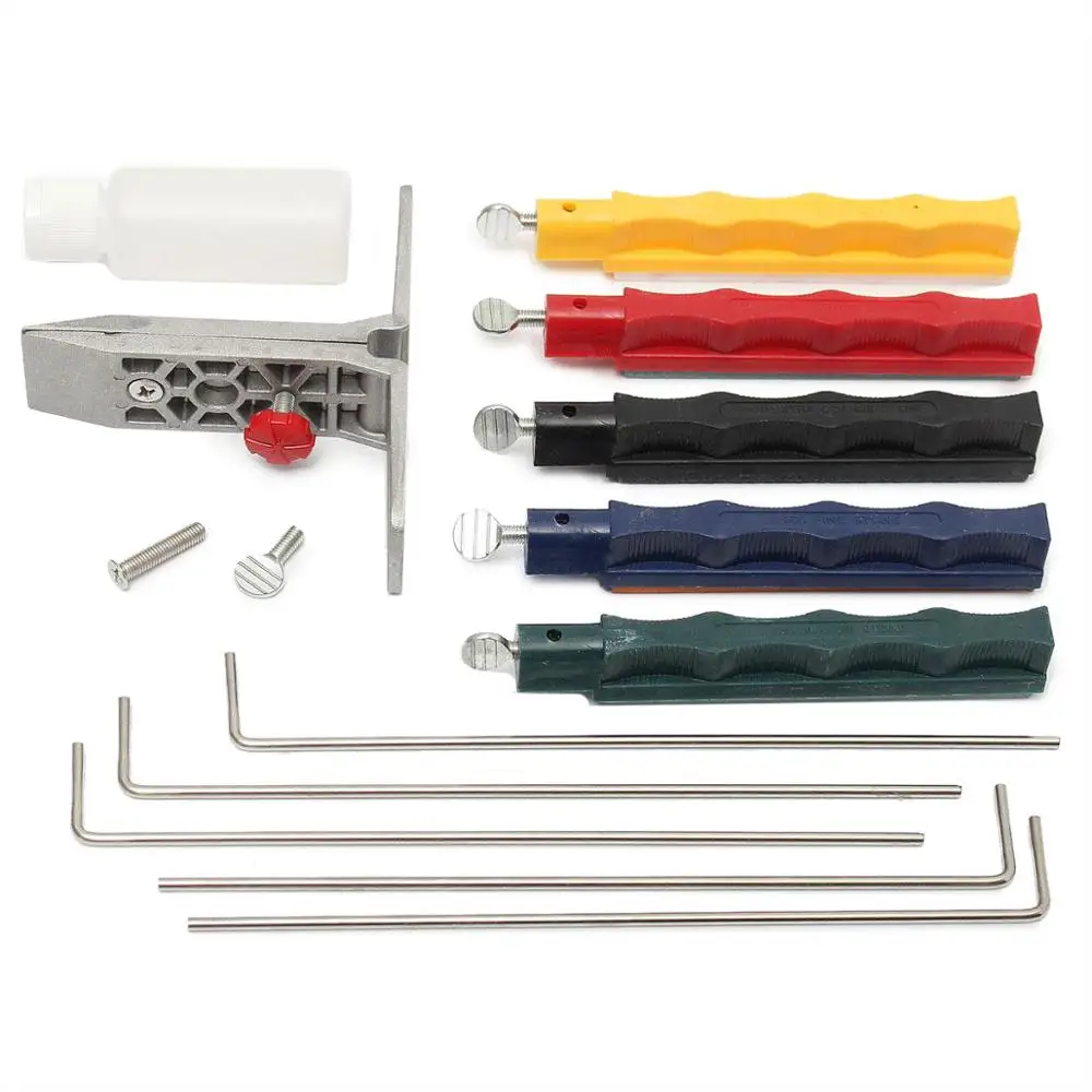 Кухня набор-точилка с 5 шт. точильный камень край злой точилка для заточки Системы