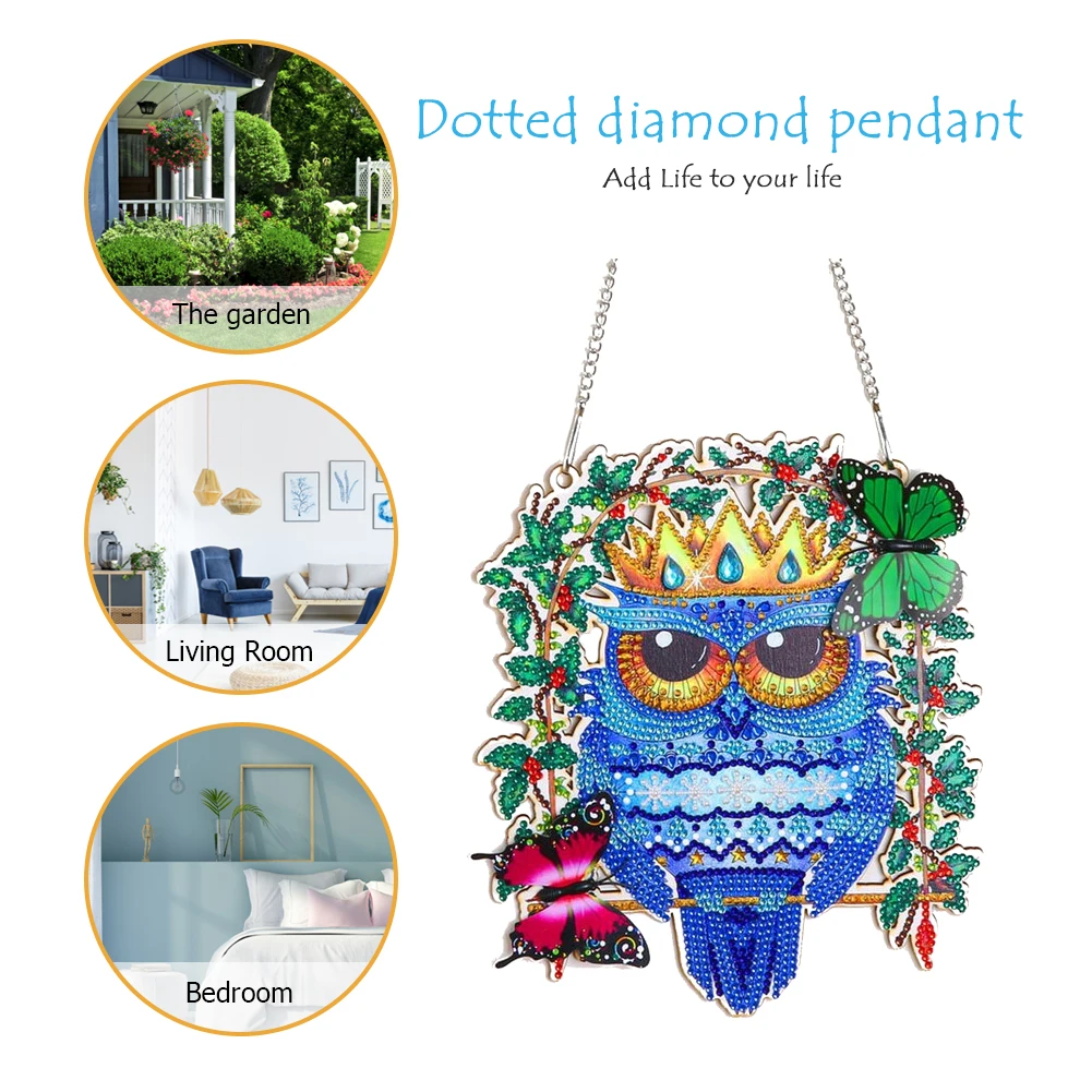 20 styles DIY Christmas Diamond Painting Home Christmas Light Garland  Decoration Pendant