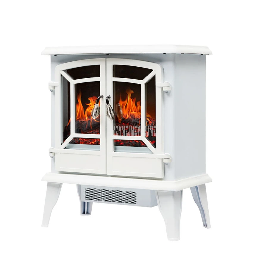 Europe Style Cabinet Type Electric Fireplace Heater Simulation Flame Electric Heater For Home Room Office Decorative 1400w 220v Electric Heaters Aliexpress