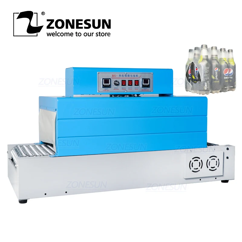 Автоматическая упаковочная машина ZONESUN для термоусадочной пленки посуда |