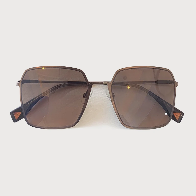 Металлическая оправа солнцезащитные очки для женщин gafas de sol hombre классические зеркальные Квадратные Солнцезащитные очки UV400 - Цвет линз: No.3 sunglasses