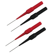 4 шт. игольчатый Пробник тестовые зонды с 4 мм банановой розеткой для мультиметра для авто обслуживания