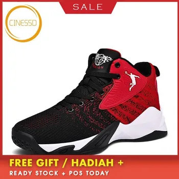

CINESSD Cushioning Breathable Basketball Shoes Anti-Skid Outdoor High-Top Jordan Shoes Unisex Shockproof Sneakers Sports Shoes
