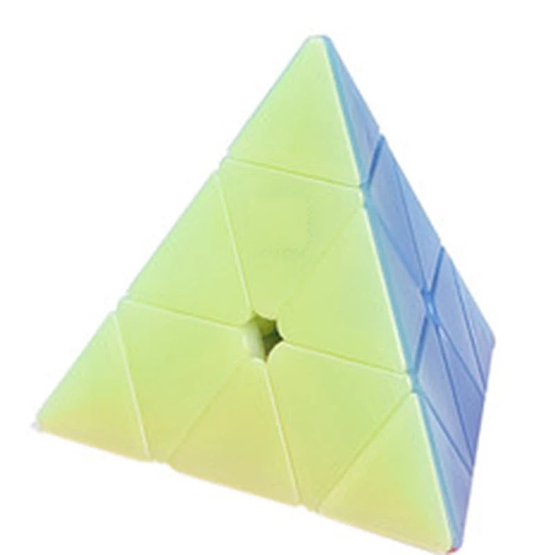 Высокая стоимость производительность Куб ВОЛШЕБНЫЙ 2x2x2 3x3x3 4x4x4 5x5 странная форма Пирамида перекос волшебный куб головоломка игрушка для детей - Цвет: Triangle