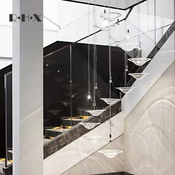 

nordic crystal luminaire suspendu lamparas de techo colgante moderna living room decoration lampes suspendues avizeler