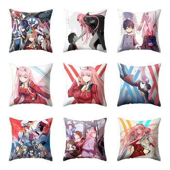 

Anime DARLING In The FRANXX-zero Two Pillow Cover Dakimakura Case Sexy Girl 3D Double-sided Bedding Hugging Pillowcase