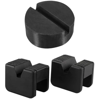 

3Pcs Car Rubber Disc Pad Car Vehicle Jacks Pad Adapter Tool - 2Pcs 63 x 44 x 50Mm x 17Mm & 1Pcs 60Mm x 2m x 8Mm