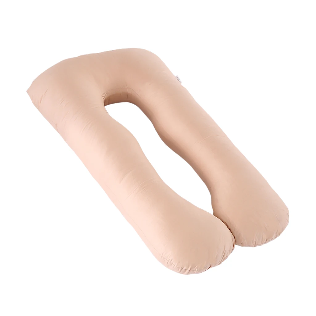 Pillow Camel 130x Полная подушка для тела для беременных, u-образная Подушка для беременных женщин и боли в спине, с наволочкой для тела Джерси - Цвет: Pillow Camel 130x