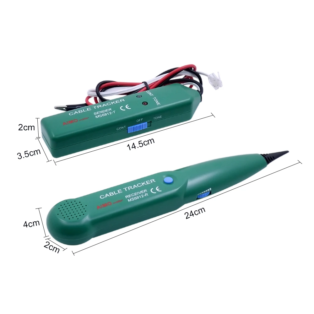 MS6812 LAN Tester Phone Telephone Wire Tracer Network Cable Tracker for UTP STP Cat5 Cat6 RJ45 4