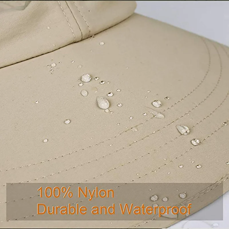 Sun Hat Wide Brim UPF Sunshade Protection Packable Quick Drying Outdoor Fishing Ponytail Hats For Hiking Hunting Camping1
