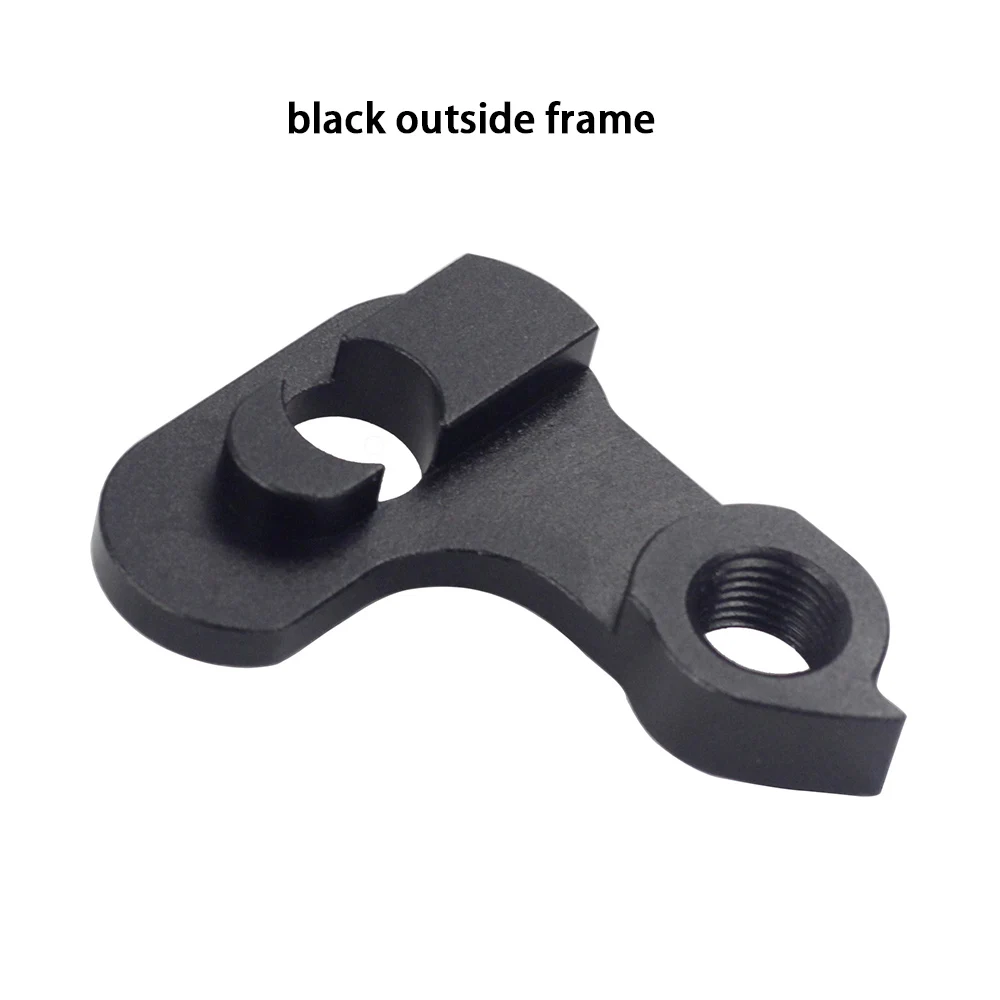 outside frame black SILVEROCK задний переключатель Вешалка выпадающая одна скорость конвертировать в внешнюю 3 скорости фиксированная передача складные велосипеды задний редуктор механический адаптер - Цвет: outside frame black