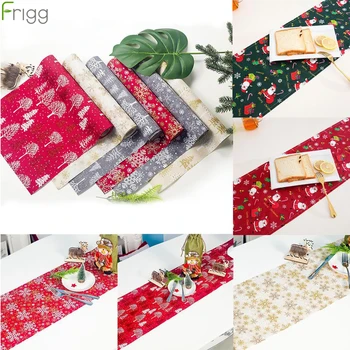 

Snowflake Table Runner Christmas Decor For Home Merry Christmas Table Decor 2020 Navidad Ornament Xmas Party Decor New Year Gift