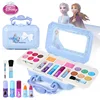 CUTEDisney original new girls frozen princess elsa Cosmetics Make up set real Beauty makeup box With box  kids Christmas present 3