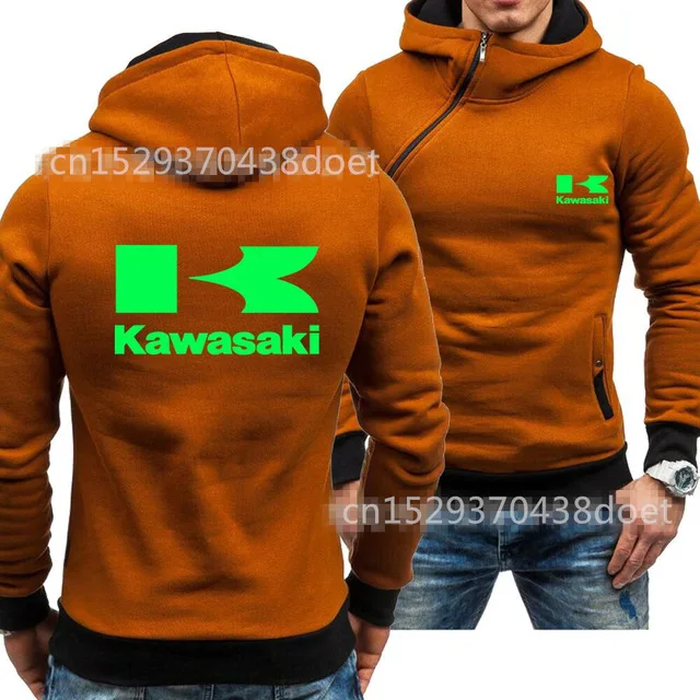 Для Kawasaki автомобиля для мотокросса, для езды на мотоцикле, велосипеде байкер мото вязаный свитер, вязаный свитер, мотоцикл пуловер с рыцарем хлопчатобумажная Повседневная Толстовка SL - Цвет: Темно-серый