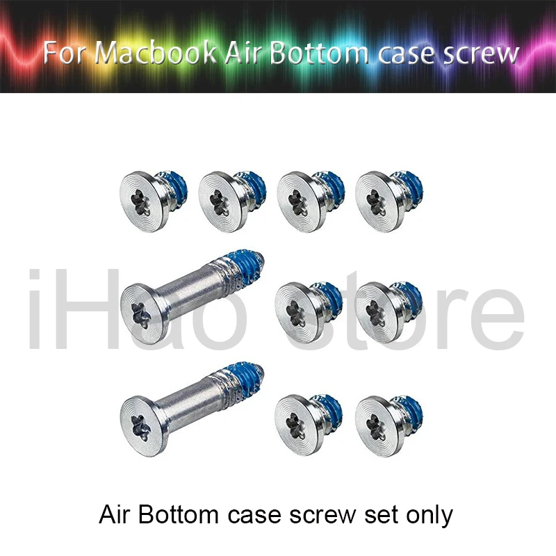New For A1369 A1370 A1465 A1466 Rubber Bottom Case Cover Lock Feet Foot Kit with screws Lock Set for Macbook Air 11" 13"
