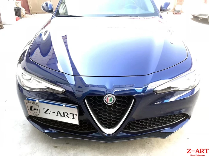 2016 2018 Z ART для Alfa Romeo Giulia 200HP 280HP углеродное волокно передняя губа передний