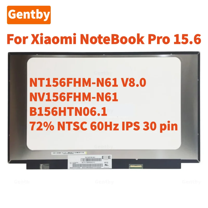 NV156FHM-N61 V,15.6インチLEDラップトップLCDディスプレイ