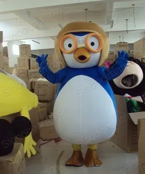 

Factory direct sale Penguin pilot doll Mascot Costume Adult Halloween Birthday party cartoon Apparel Cosplay Costumes