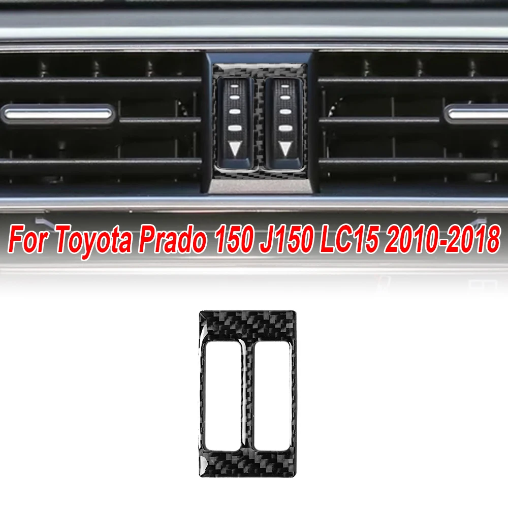 

Carbon Fiber Air Conditioning Outlet Sticker For Toyota Land Cruiser Prado 150