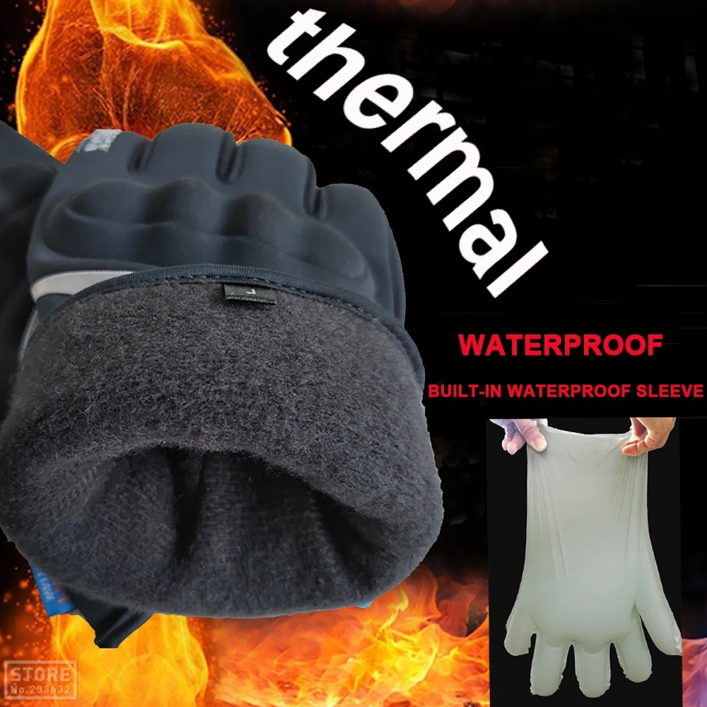 Masontex мотоциклетные перчатки мужские зимние водонепроницаемые мото перчатки сенсорный экран Guantes мото ветрозащитные Мотоциклетные Перчатки