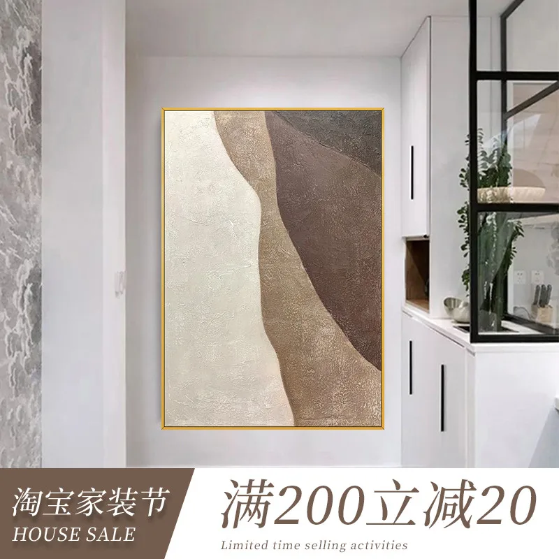 

Абстрактный современный светильник в скандинавском стиле, роскошная картина для гостиной, Золотая фольга, Геометрическая, вертикальная, большая, декоративная живопись