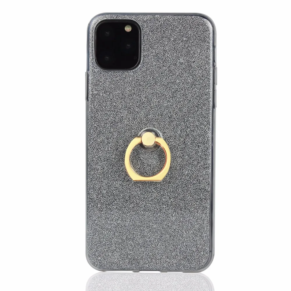20 шт./лот блестящее кольцо корпус фары жесткий чехол для iphone 5 6 7 8 X XS XR XS Max 6 7 8 plus 11 Pro Max чехол-подставка