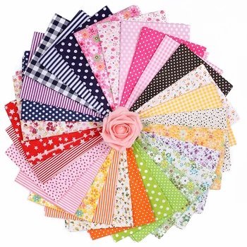 

32 Pcs 25x25 CM Mixed Printed Cotton Sewing Quilting Fabrics Basic Quality for Patchwork Needlework DIY Handmade Cloth 2020 New