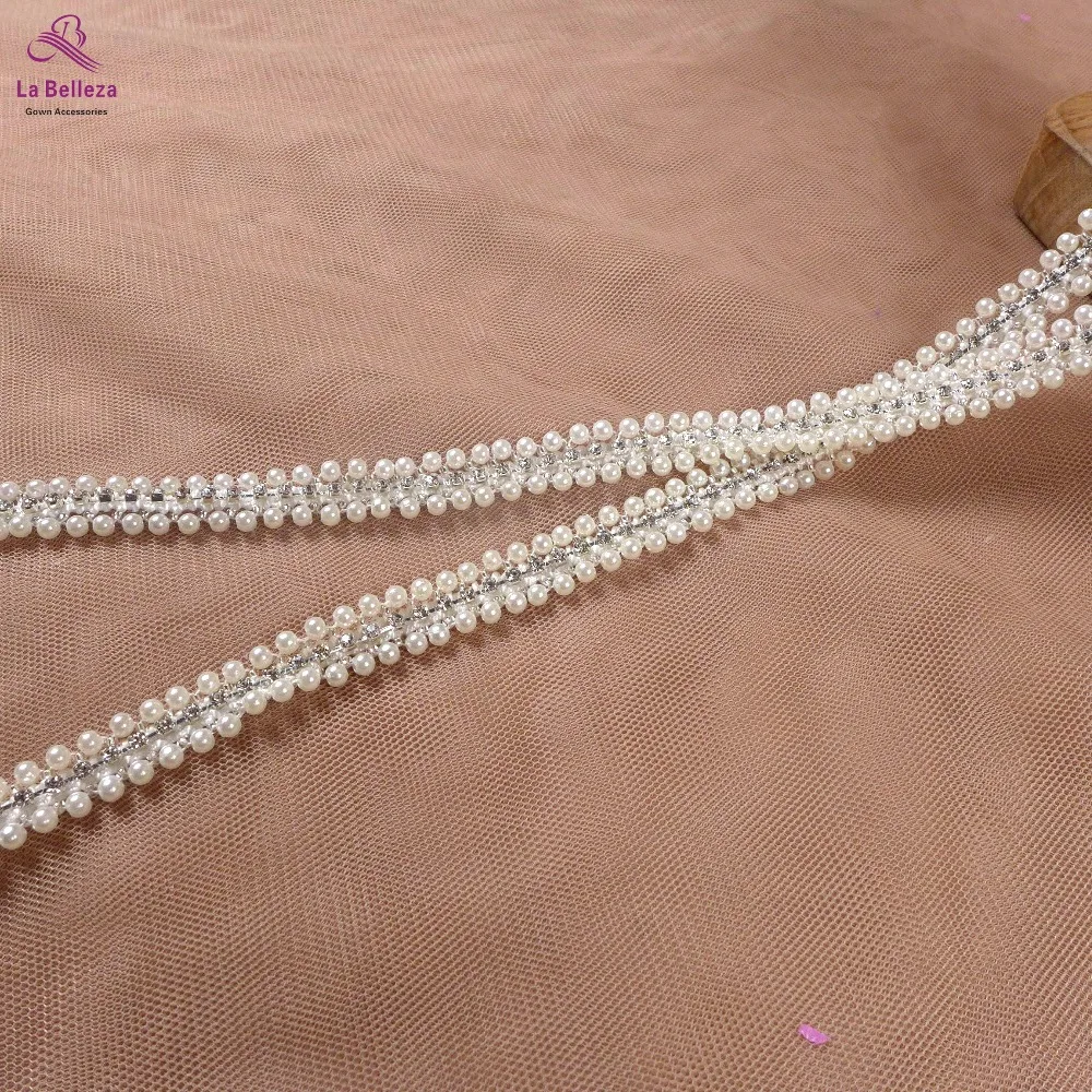 La Belleza отделка бисером кружева, 1,5 см ширина кружева