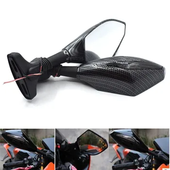 

Universal Motorcycle Side Rearview Mirror with/LED Turn Signal for Honda ZX6R/ZX636/ZX6RR ZX-9R/ZX-9 ZX10R ZX12R ER6F