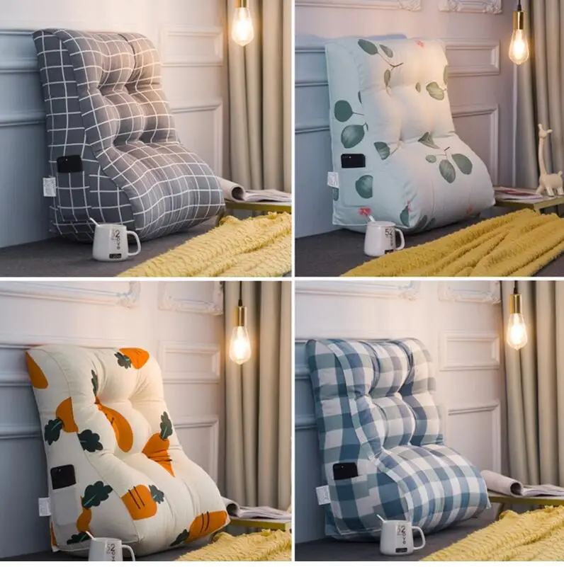 Прикроватная треугольная подушка для дивана шеи мягкая поясная Офисная съемная